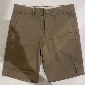 Boy’s Crewcuts size 7 shorts, dark khaki, like new